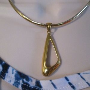 lia sophia/gold/silver tone necklace